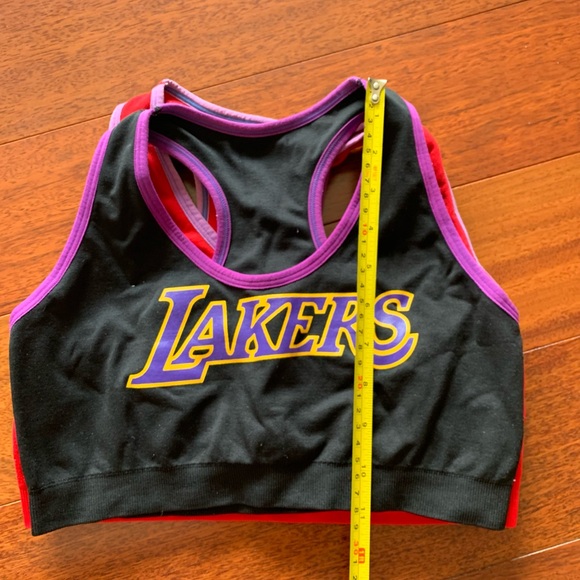 3x Racer-Back Workout No-Padding Bras, Size S - Picture 4 of 6